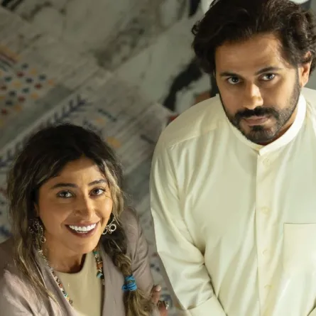 عبد الله بوشهري وشجون الهاجري - الصورة من صفحة عبد الله بوشهري على انستغرام