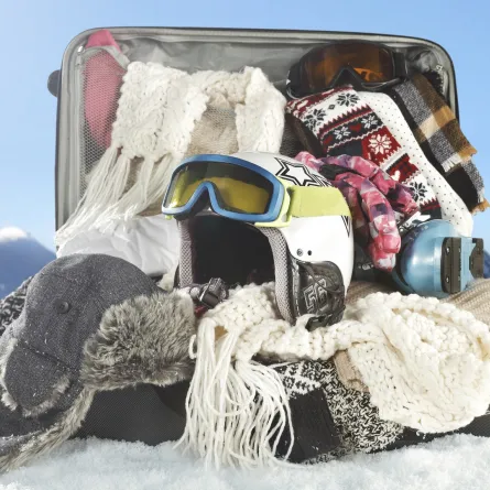  إعداد حقيبة السفر المناسبة لزيارة الوجهات الشتوية