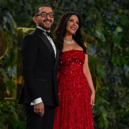 منى زكي وأحمد حلمي- الصورة من المكتب الإعلامي للـ MBC