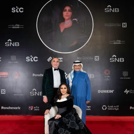 أحلام وزكي حسنين وأمير عبد المجيد -الصورة من المركز الاعلامي ل شركة بنش مارك