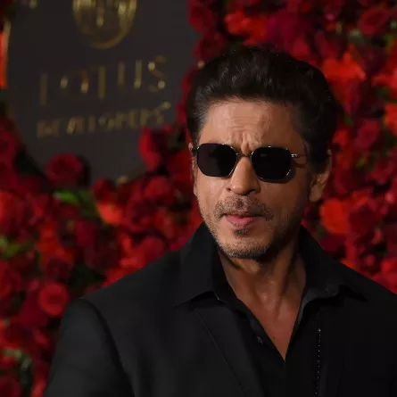 شاروخان في مومباي (Shah Rukh Khan in Mumbai). مصدر الصورة: SUJIT JAISWAL / AFP