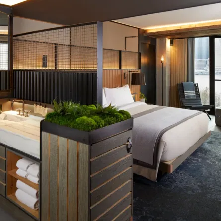 غرفة فخمة في فندق 1 بروكلين بريدج 