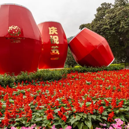 نموذج عن النباتات المزهرة في متنزه قويلين سفن ستار