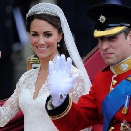 زفاف الأمير ويليام وكيت ميدلتون في لندن (Prince William and his wife Kate in London). مصدر الصورة: ODD ANDERSEN / AFP