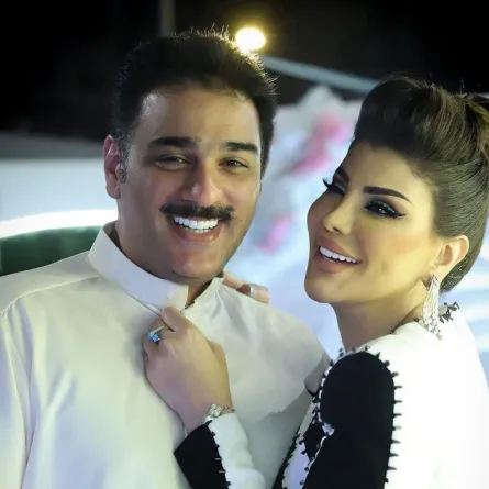 إلهام الفضالة وشهاب جوهر - الصورة من صفحة إلهام الفضالة على إنستغرام