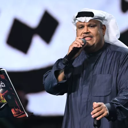 نبيل شعيل من حفل فبراير الكويت - الصورة من حساب "روتانا لايف" على "X"