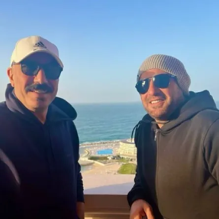 أحمد السقا وطارق لطفي- الصورة من الحساب الرسمي للفنان أحمد لسقا على "إنستغرام"