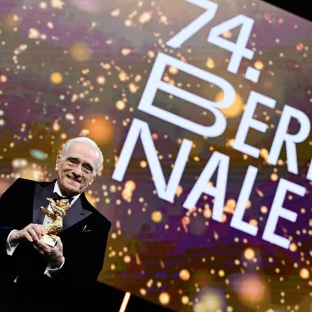 مارتن سكورسيزي  Martin Scorsese في مهرجان برلين السينمائي (مصدر الصورة:  John MACDOUGALL / AFP)