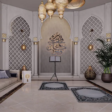 أساسيات متعلقة بديكور ركن الصلاة