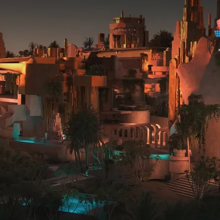 إطلاق منتجع "الانان". الصورة من الموقع نيوم على منصة x