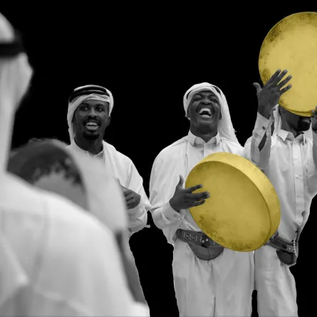 الفن في عصر الدولة السعودية الأولى (مصدر الصورة: الموقع الرسمي ليوم التأسيس السعودي)