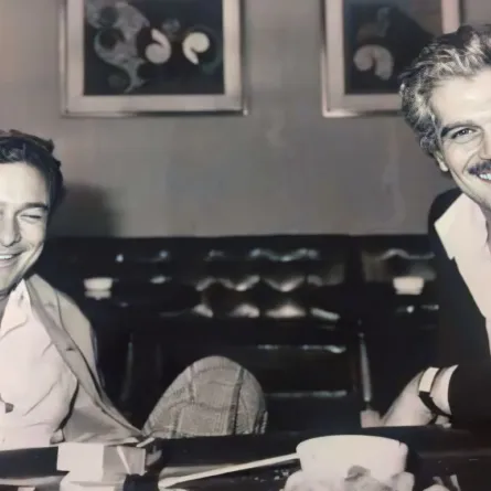 عمر الشريف وأحمد رمزي - صورة أرشيفية