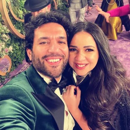 إيمي سمير غانم وحسن الرداد -الصورة من حساب حسن الرداد على إنستغرام