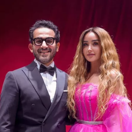 أحمد حلمي وهنا الزاهد - الصورة من حساب هنا الزاهد على الفيس بوك