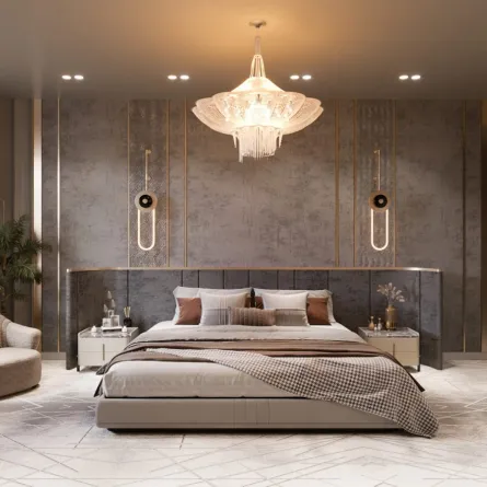 أسس متبعة في تصميم غرفة نوم العروسين