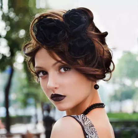 أجمل تسريحات الشعر الطويل للمناسبات