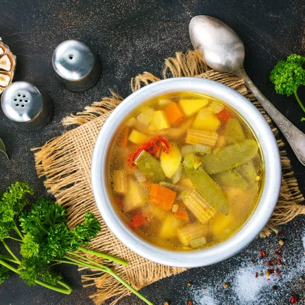 تزيد شوربة الخضار من حيوية ونشاط لاعبي كمال الأجسام