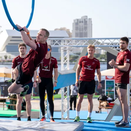 اليوم الثالث من الألعاب الحكومية. الصورة من الحساب الرسمي للألعاب الحكومية على منصة x 