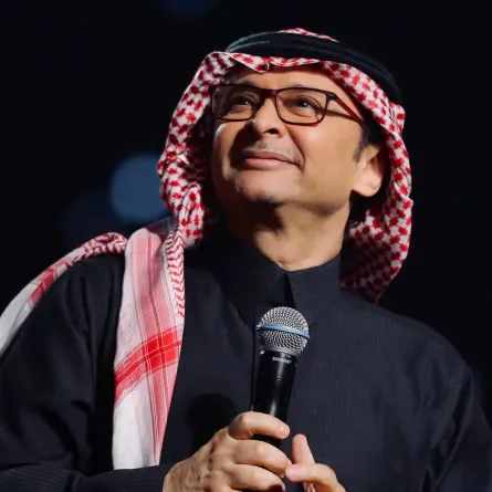 عبد المجيد عبدالله في موسم الرياض- الصورة من المركز الاعلامي ل روتانا