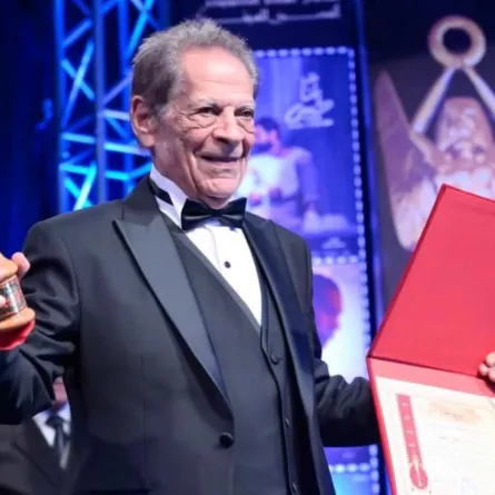 الظهور الأخير لجميل برسوم - الصورة من المركز الكاثوليكي للسينما المصرية