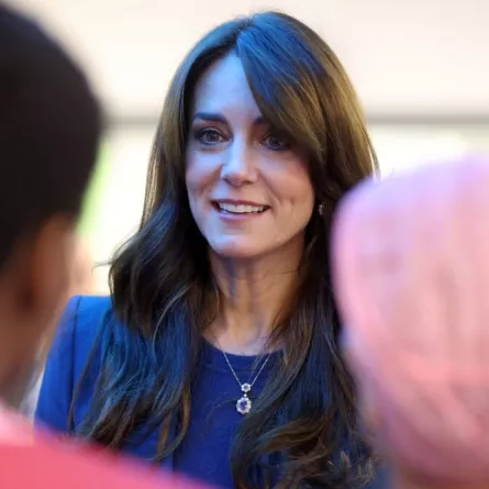 أميرة ويلز كيت ميدلتون Britain's Catherine, Princess of Wales في مستشفى St Thomas (مصدر الصورة: Ian Vogler / POOL / AFP)