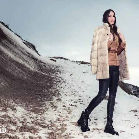 درة زروق - من جلسة تصوير غلاف العدد 2133 لمجلة سيدتي