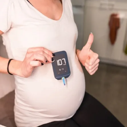 صورة لامرأة حامل مريضة سكري