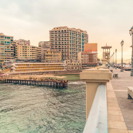 الإسكندرية هي ثاني أكبر مدينة في مصر 