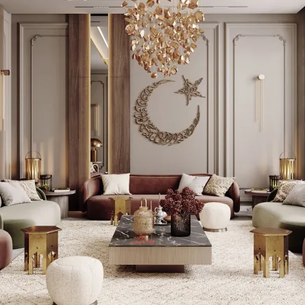 ديكور رمضان في مجلس النساء