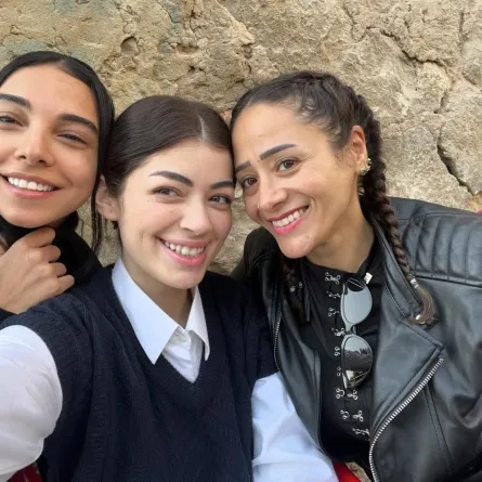 سلمى ابو ضيف وليلى زاهر والمخرجة ياسمين كامل - الصورة من حساب ليلى زاهر على انستغرام