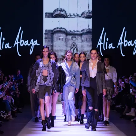 عليا أباظة Alia Abaza - الصورة من مكتب العلاقات العامة لأسبوع الموضة في موسكو 