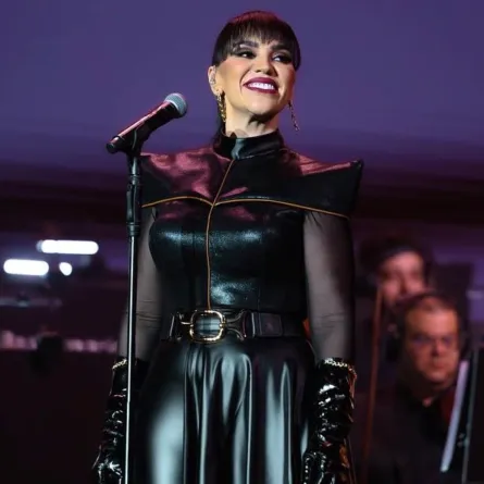 مي فاروق -الصورة من المركز الاعلامي ل شركة بنش مارك 