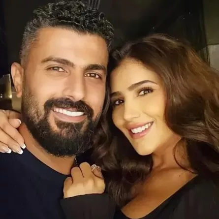 محمد سامي وزوجته مي عمر -الصورة من حسابه على إنستغرام