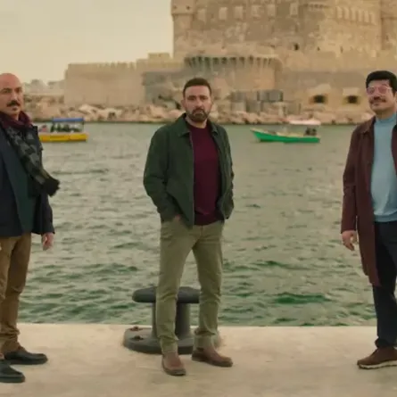 أحمد السقا وطارق لطفي وباسم سمرة- الصورة من المركز الإعلامي لـ mbc