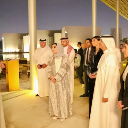  شعار وفعاليات المنامة عاصمة السياحة الخليجية. الصورة من وكالة الأنباء البحرينية