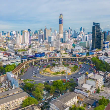 إطلالة على بانكوك عاصمة تايلاند