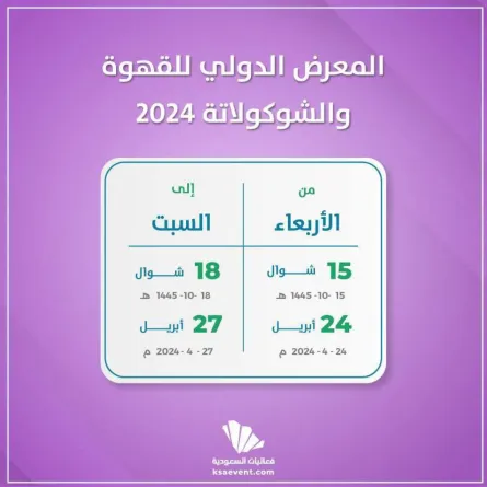 المعرض الدولي للقهوة والشوكولاتة