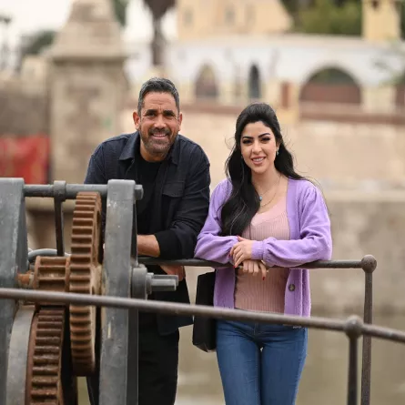 أمير كرارة وميرنا جميل - الصورة من المكتب الإعلامي للشركة المتحدة