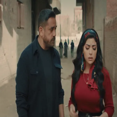 امير كرارة وميرنا جميل - الصورة من شاشة عرض المسلسل