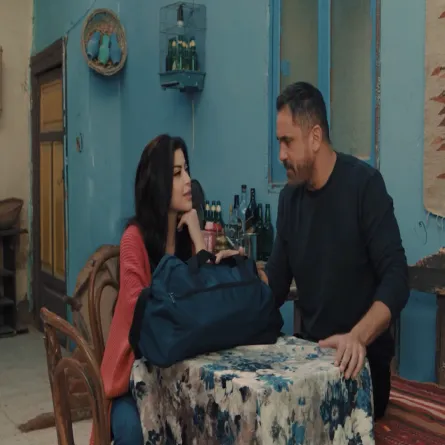 أمير كرارة وميرنا جميل - الصورة من شاشة عرض المسلسل