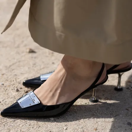 حذاء أسود- الصورة من Launchmetrics/Spotlight ©