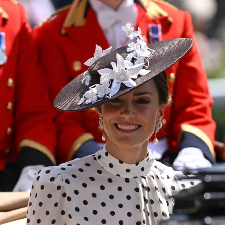 كيت ميدلتون في أسكوت غرب لندن (Catherine in Ascot, west of London) -مصدر الصورة: JUSTIN TALLIS / AFP