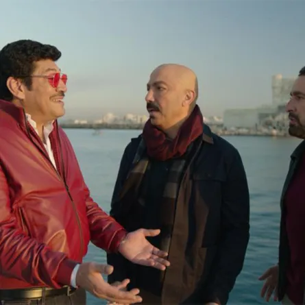 أحمد السقا وطارق لطفي وباسم سمرة - الصورة من المركز الإعلامي لـmbc