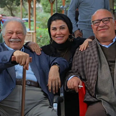 يحيى الفخراني وصلاح عبدالله وجومانا مراد من عتبات البهجة - الصورة من الشركة المنتجة