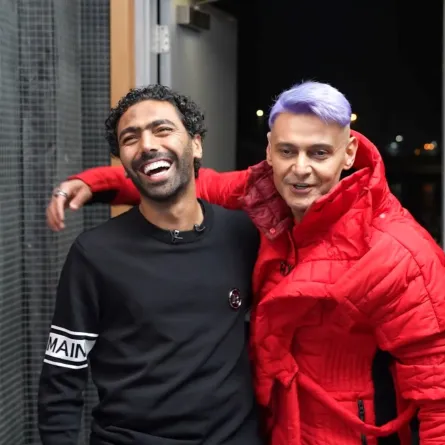 حسين الشحات مع رامز جلال - الصورة من حساب رامز جلال على موقع X