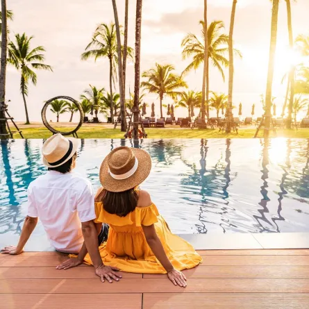 من المفضل اختيار فندق ذي إطلالة رومانسية