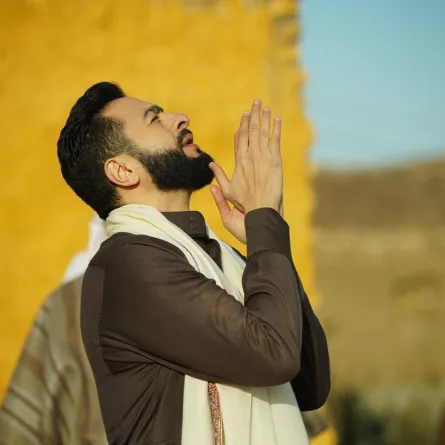 حمادة هلال من مسلسل المداح - الصورة من حسابه على انستغرام