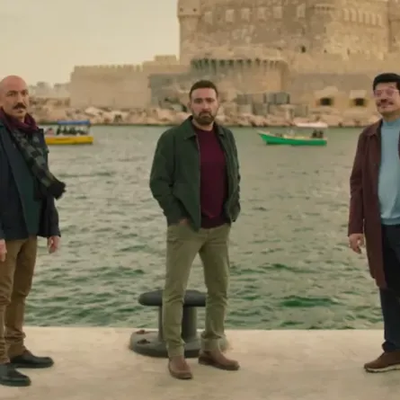 أحمد السقا وطارق لطفي وباسم سمرة- الصورة من المركز الإعلامي لـ mbc