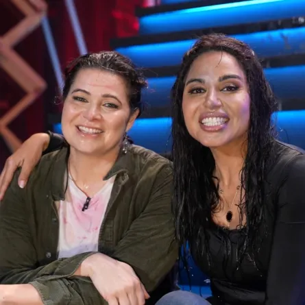 يسرا اللوزي ونسرين أمين - الصورة من حساب رامز جلال على موقع X