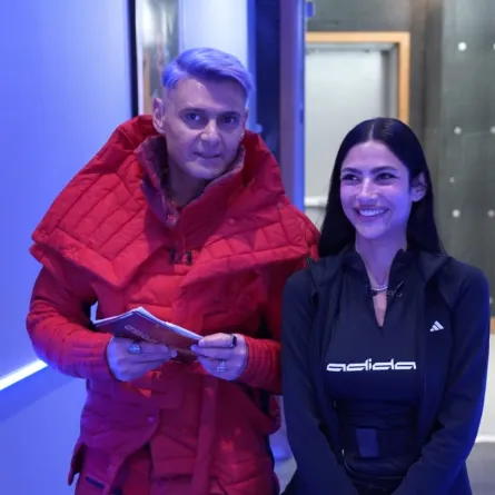 هدى المفتي ورامز جلال - الصورة من حساب رامز جلال على موقع X
